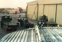 BH7 being moved to The Hovercraft Museum